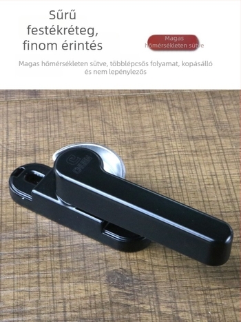 Csúszó ajtó és ablak zárcsat — cink-alapú ötvözet + rozsdamentes acél, modell Chugn-03yy031, félhold alakú záróhorog