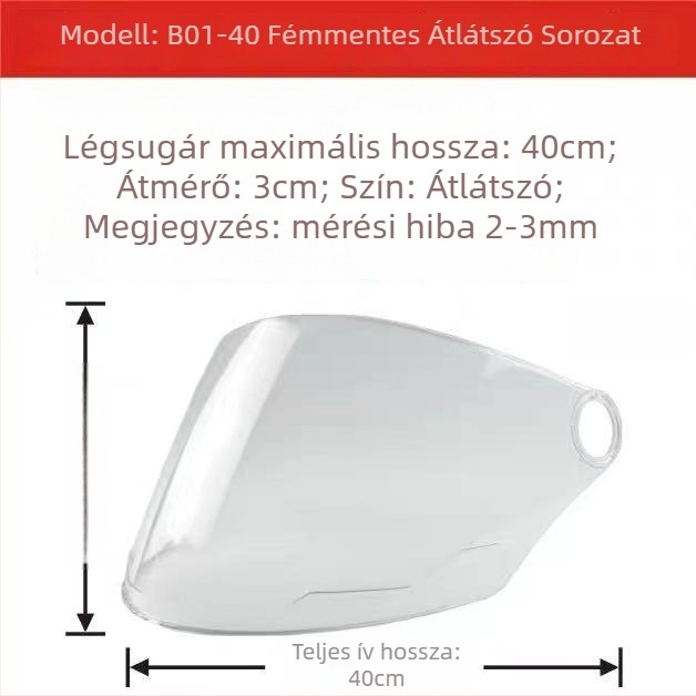 Harley teljes arcú sisakhoz snap-on vizor – nap- és szélvédő, páramentesítő