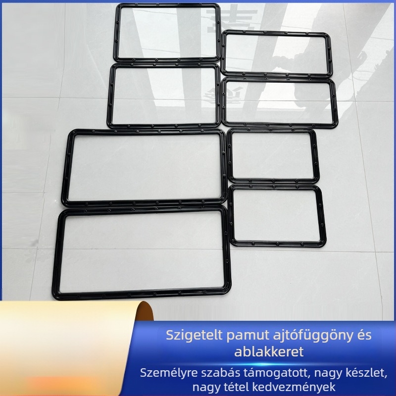 Ajtófüggöny és ablakkeret kiegészítők – fém, modern minimalista stílus