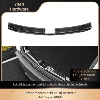 Tesla hátsó csomagtartó védőlemez – alumíniumötvözet, Nothing márka, kompatibil Tesla