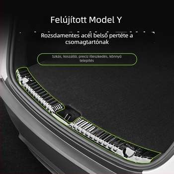 Tesla hátsó csomagtartó védőlemez – alumíniumötvözet, Nothing márka, kompatibil Tesla