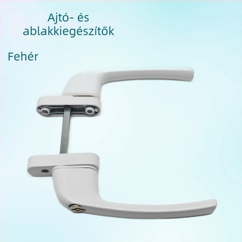 Alumínium ötvözetű ablak- és ajtókezelő zárható – átjáró típusú kilincs alumínium-plasztik keretekhez