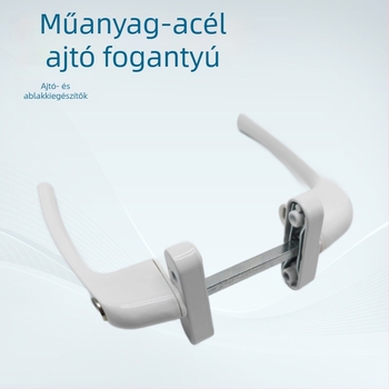 Alumínium ötvözetű ablak- és ajtókezelő zárható – átjáró típusú kilincs alumínium-plasztik keretekhez