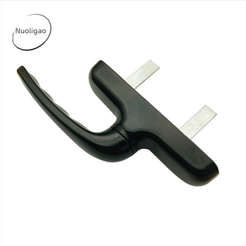 Ajtó- és ablakkezelő alumíniumötvözetből, modell dupla villás fogantyú, modern minimalista stílus