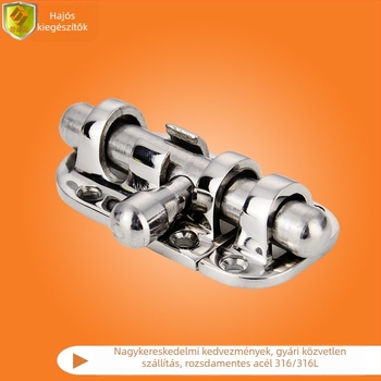 Ajtó- és ablakzár tengeri rozsdamentes acélból, nehéz kivitel, 316/314, tükörfényes felület, Xingrun