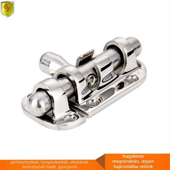 Ajtó- és ablakzár tengeri rozsdamentes acélból, nehéz kivitel, 316/314, tükörfényes felület, Xingrun