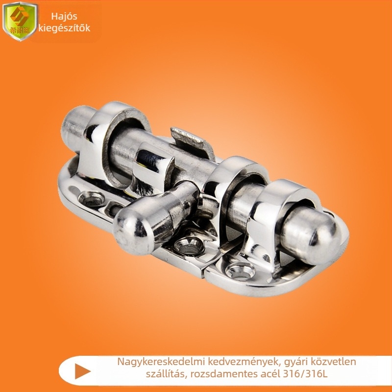 Ajtó- és ablakzár tengeri rozsdamentes acélból, nehéz kivitel, 316/314, tükörfényes felület, Xingrun