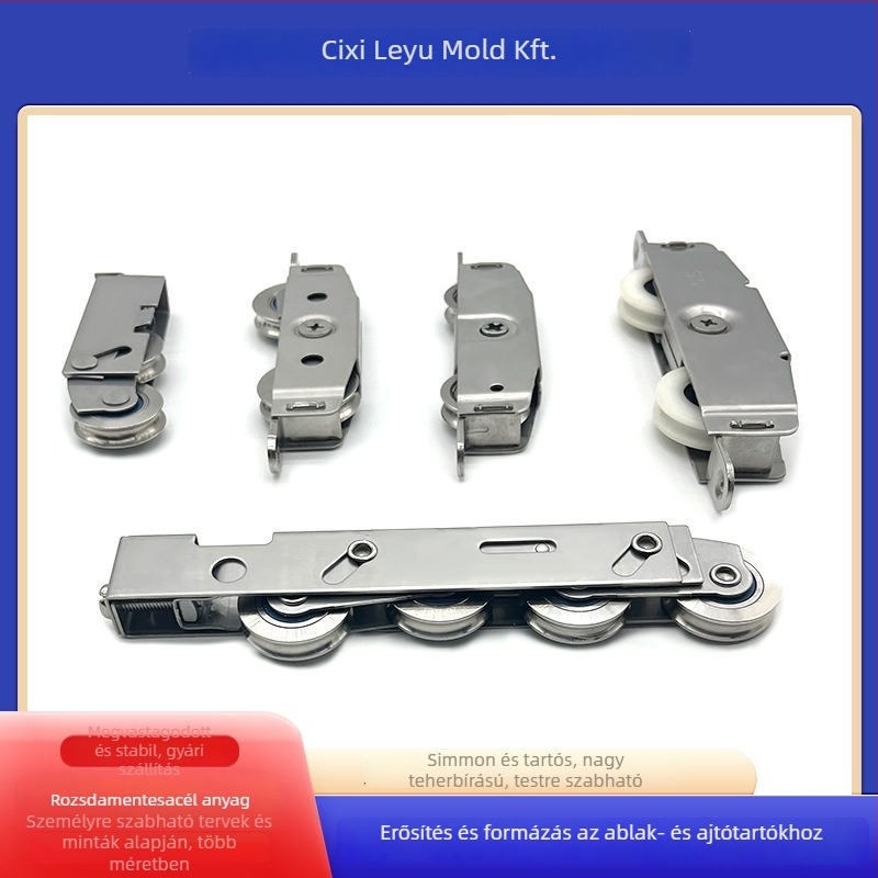 Ajtó- és ablakgörgő – 304 rozsdamentes acél, modell QYHL-22, 80 kg teherbírás, csúszó ablakhoz