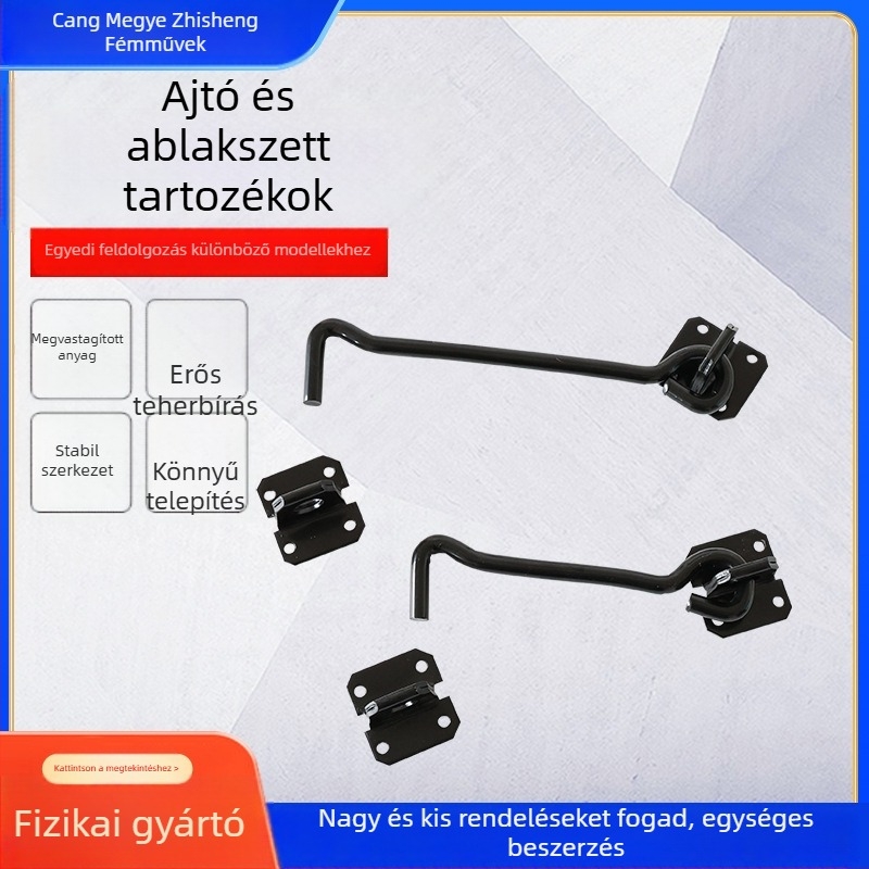 Butterfly latch ajtók és ablakokhoz | Rozsdamentes acél | Modern minimalista dizájn | Modell testreszabható és felületkezelés