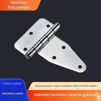 T-típusú háromszög alakú csukló hornyolt csapágy a bejárati ajtókhoz, ablakokhoz, poggyászhoz és fa dobozokhoz – Huishuo, modern egyszerű stílus, vasozott felület