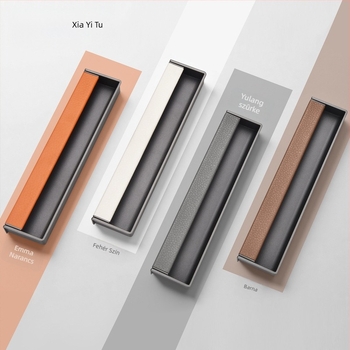 Gardrób fogantyú – bár alakú beépített bőrfelület, moduláris telepítés, cinkötvözet, modell 9828