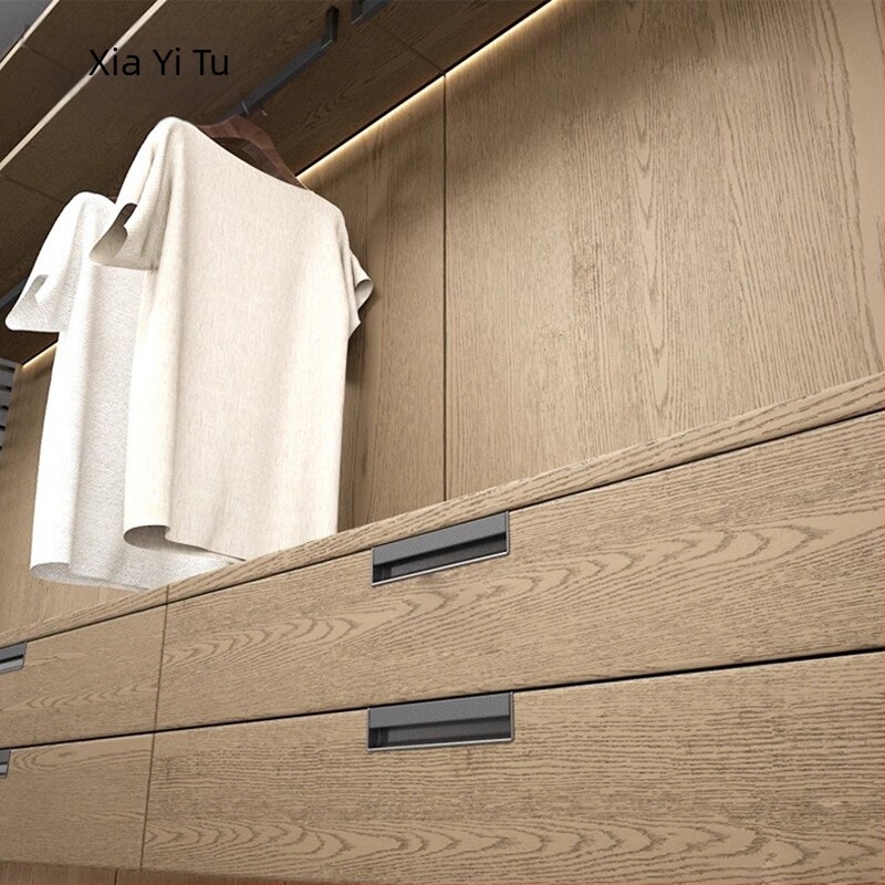 Gardrób fogantyú – bár alakú beépített bőrfelület, moduláris telepítés, cinkötvözet, modell 9828