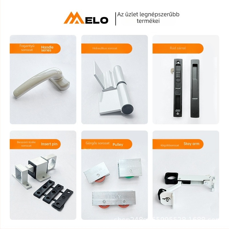 Alumíniumötvözet ablakfogantyú – Modell Bsd-a013, spray felületkezelés, ajtó- és ablak hardver, Xianghongju márka