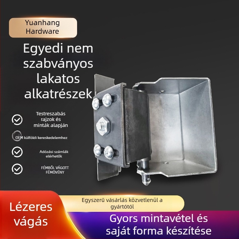 Ajtó- és ablakzsanérok — általános vastagságú típus, anyag Q235 szénacél, felület galvanizált, modern minimalist stílus, márka Far Sailing