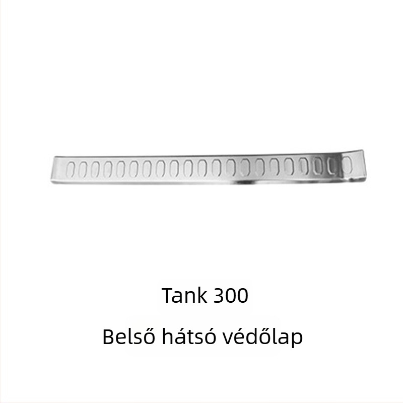 Tank 300-hoz Fender TK-3265 – rozsdamentes acél hátsó védőlemez és üdvözlő pedál