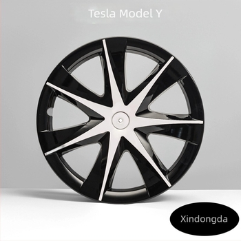 Tesla Model Y kerékagyfedél — műanyag; XinDongDa márka; telepítés-támogatás; nemzetközi exporthoz kész