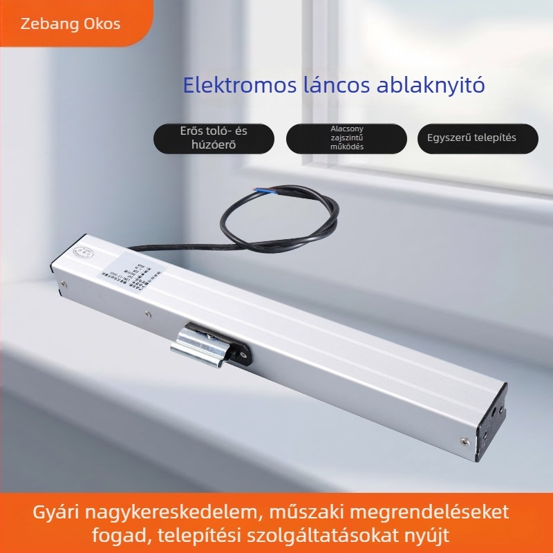 Elektromos ablaknyitó alumínium ötvözetből, ablaktámasz, Zebang Intelligence, modern minimalista stílus, testreszabható