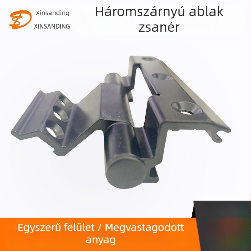 Háromszárnyú alumínium ajtó- és ablakcsukló, szigetelt