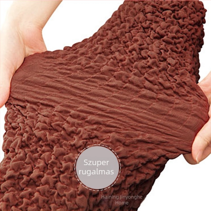 Étkezőszék huzat, négyszögletes alak, poliészter, csúszásmentes, kopásálló, geometrikus mintázat