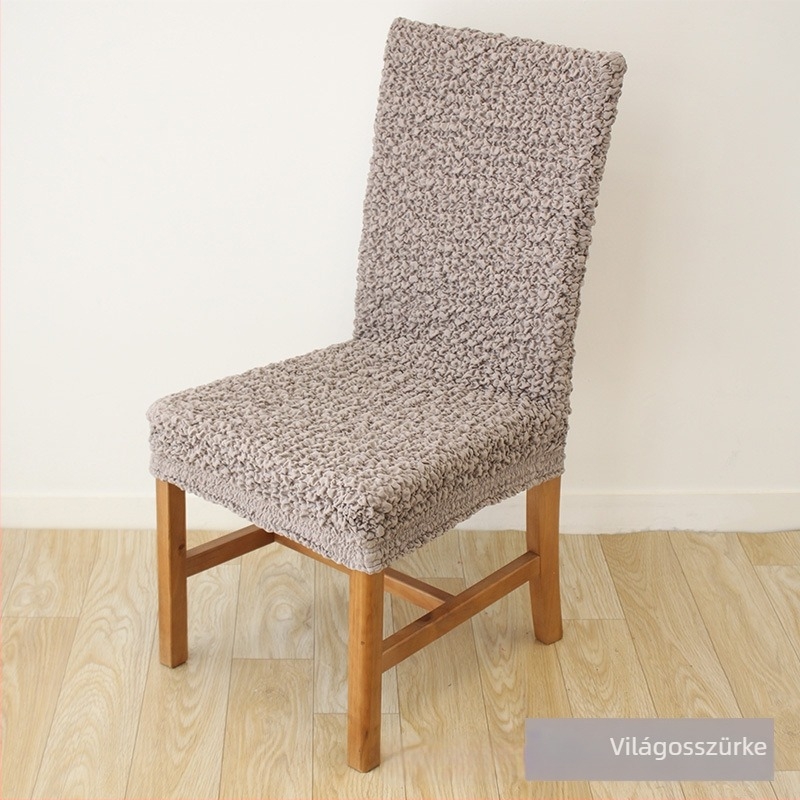 Étkezőszék huzat, négyszögletes alak, poliészter, csúszásmentes, kopásálló, geometrikus mintázat