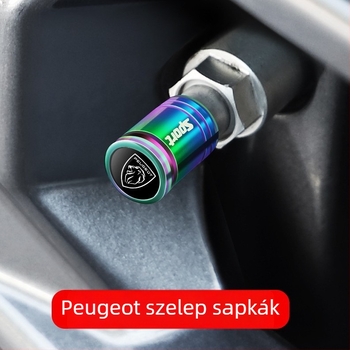 Tubeless szelepfedél antifurt, réz anyag, csavaró típus, Peugeot 408/508L/4008/5008/2008