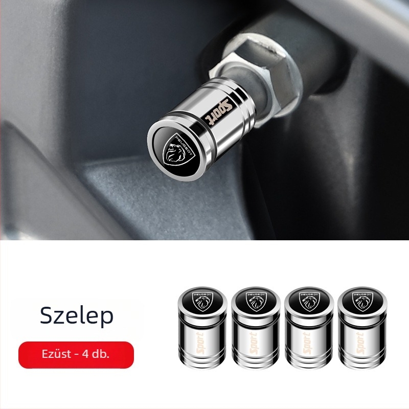 Tubeless szelepfedél antifurt, réz anyag, csavaró típus, Peugeot 408/508L/4008/5008/2008