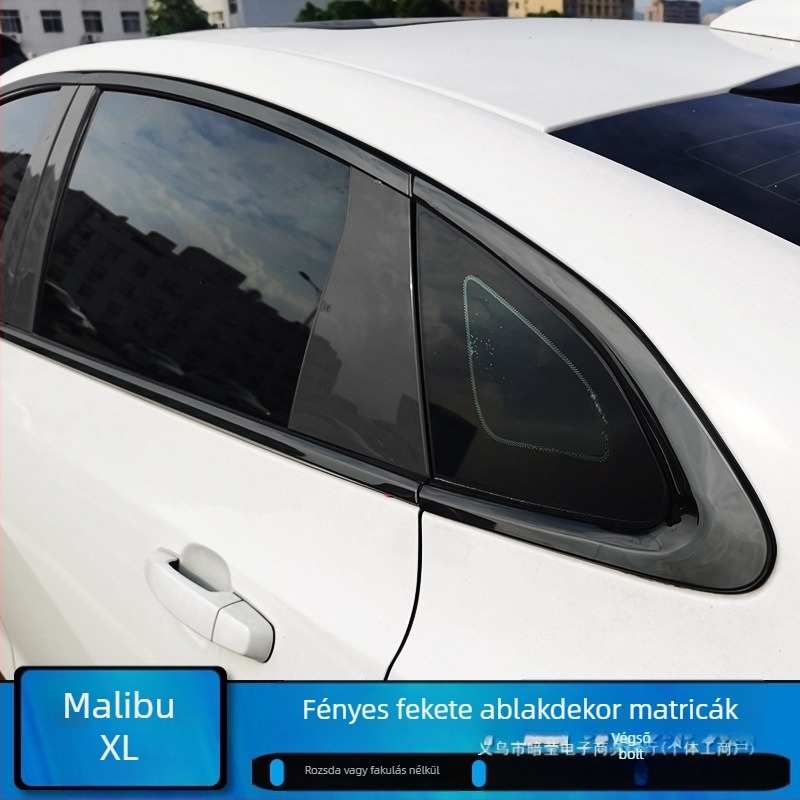 Ablakdekoráció fényes csíkokkal Chevrolet Malibu XL-hez, testreszabás nélkül