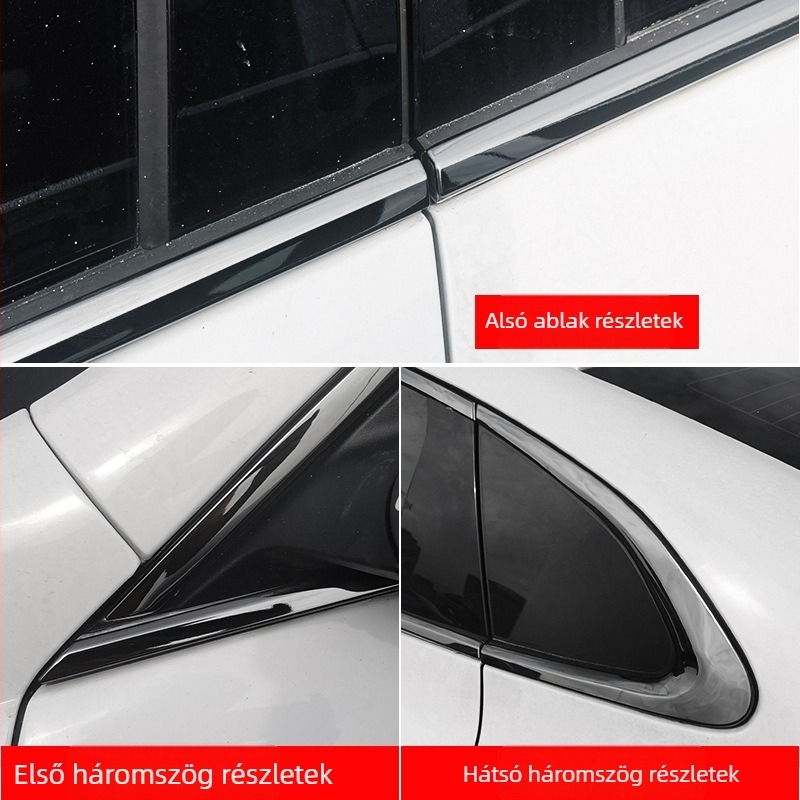 Ablakdekoráció fényes csíkokkal Chevrolet Malibu XL-hez, testreszabás nélkül