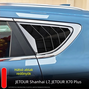 Little le wang ABS hátsó ablaktörlő és hátsó háromszög díszítő szegély Jietu Shanhai L7 és Jietu X70 Plus-hoz – dekoratív védelem