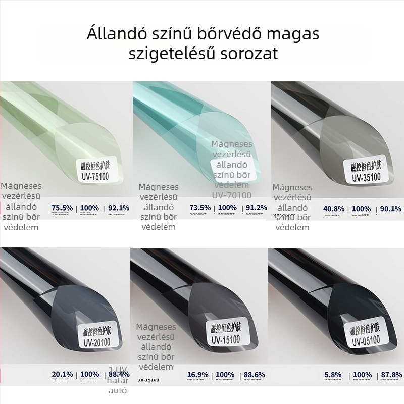 Autóüveg tintafilm hőszigeteléssel és UV-védelemmel, robbanásbiztos, teljes autón lefedéséhez szükséges tekercs