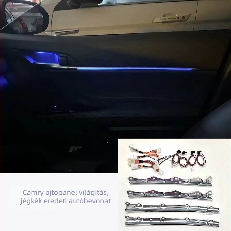 Camry 8. generáció, négyajtós műszerfal panel világítás cseréje, plug-in módosítás nélkül, 2018–2023, anyag: importált mérnöki műanyag