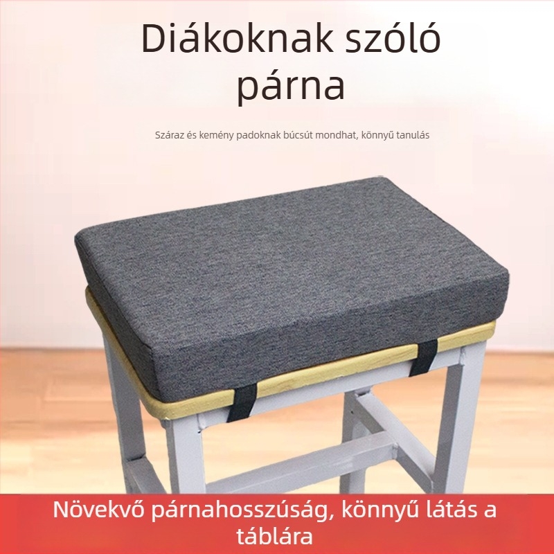 Osztálytermi ülőpárna, vastagított hab, minden évszakhoz, kényelmes és csúszásmentes