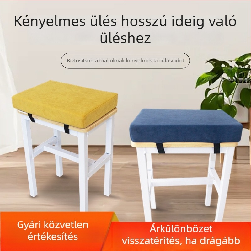 Osztálytermi ülőpárna, vastagított hab, minden évszakhoz, kényelmes és csúszásmentes
