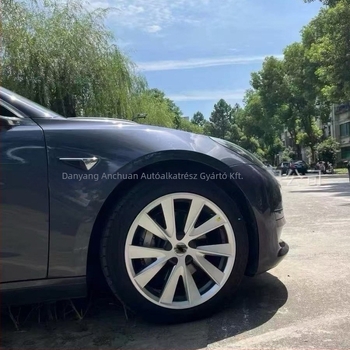Tesla Model 3 kerékagy kupak és burkolat — Yaskawa ABS+PC, teljes él lefedés, Jiangsu eredet