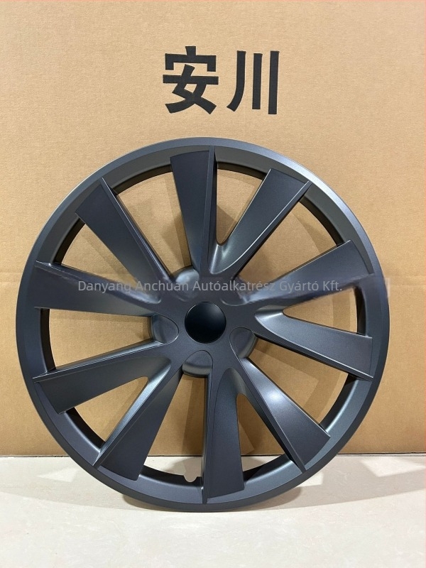 Tesla Model 3 kerékagy kupak és burkolat — Yaskawa ABS+PC, teljes él lefedés, Jiangsu eredet