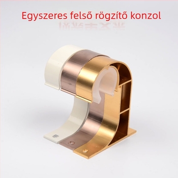 Függönyrúd konzol, felső szerelés, alumínium ötvözet, fehér, 28 mm, modern minimalista stílus
