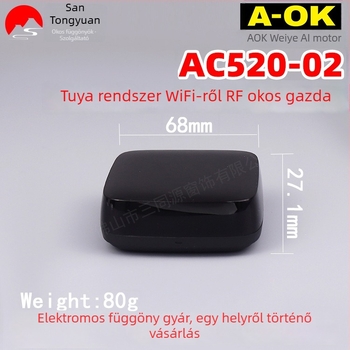 WiFi átjáró A-ok AC520-02, Tuya rendszer, RF 433 MHz