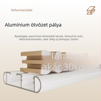 Wr826 ultra vékony függöny sín — alumínium ötvözet, típus: függöny rúd/sín, stílus: modern-minimalista