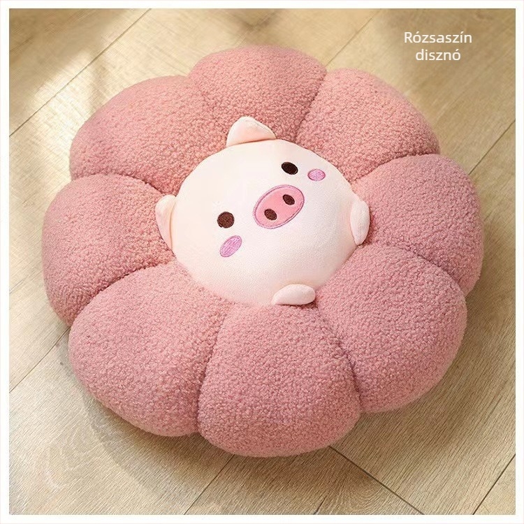 Tök-állat motívumú plüss párna tatami padhoz, irodába, hálószobába és autóba, nyár.