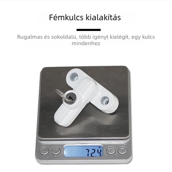 Crescent zár ajtókhoz és ablakokhoz – műanyag ajtó- és ablakvédő zár, modell Door and Window Protection Lock, modern egyszerű stílus
