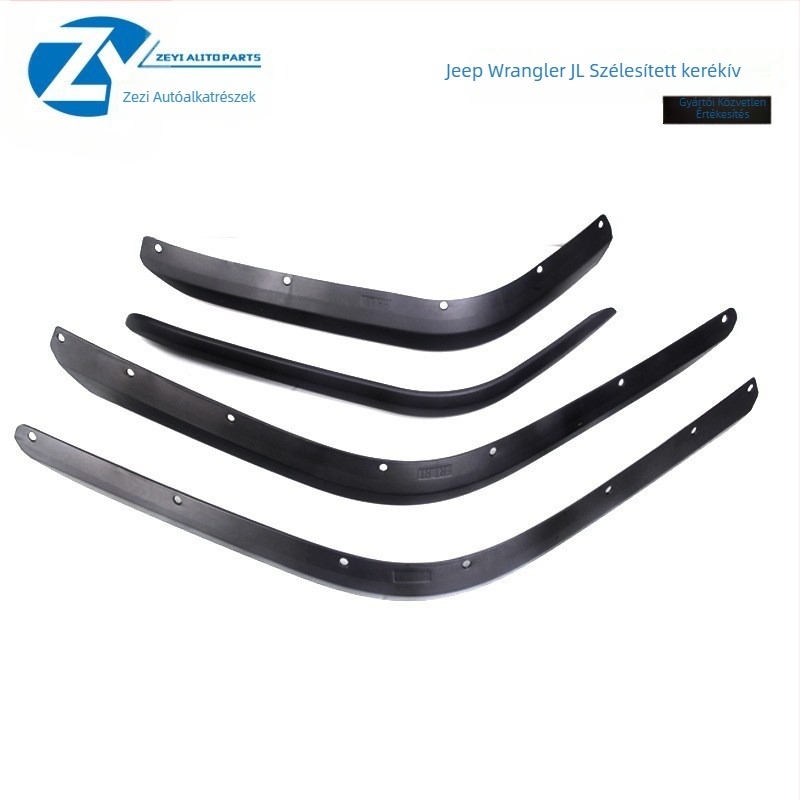 Wrangler JL/JT (2018+) szélesített kerékív sárvédő, vízálló fröcskölés elleni védelem, műanyagból, testre szabható