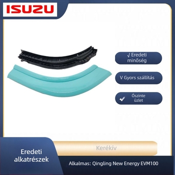 Rozsdamentes acélból készült kerékív és ajtóél alsó díszítő panel készlet Isuzu Qingling New Energy EVM100/EVM600 számára