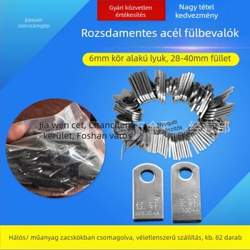 Jiaxuan rozsdamentes acél fül-hegesztés, 6 lyukas ablak-támasz — rögzítő elem lopás elleni hálóhoz