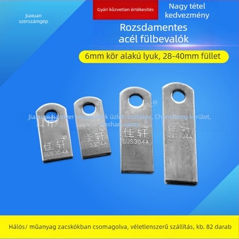 Jiaxuan rozsdamentes acél fül-hegesztés, 6 lyukas ablak-támasz — rögzítő elem lopás elleni hálóhoz