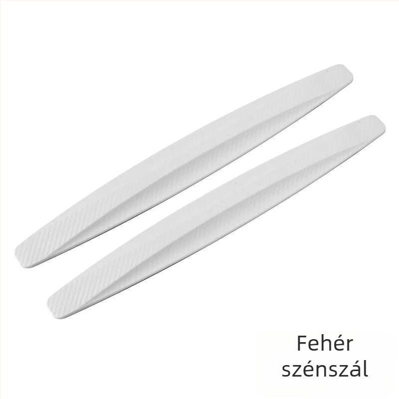 Szénszálas mintázatú elülső és hátsó lökhárító védőcsík, ütközés- és karcolásálló (Márka: Magic easy; Modell: 018; Típus: Lökhárító; Kompatibilitás: Univerzális)