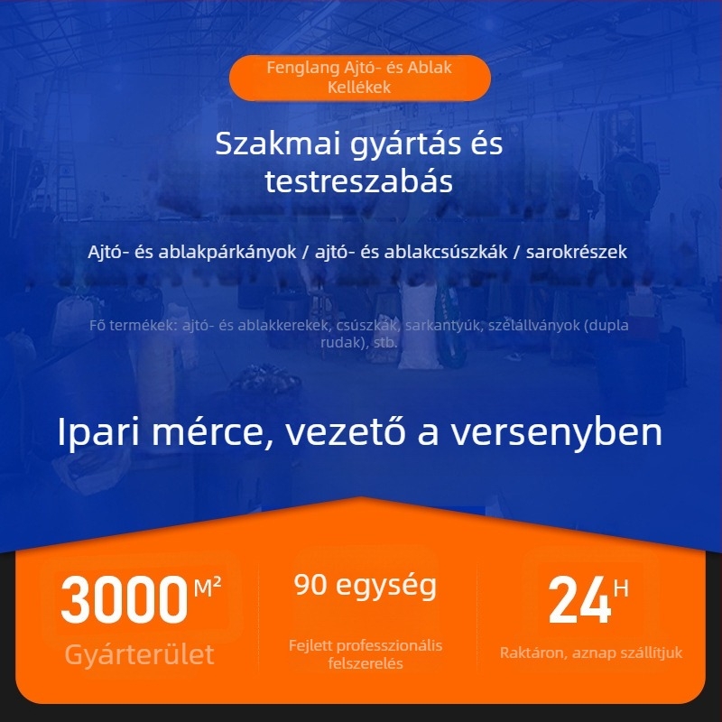 Ajtó- és ablakcsapágy görgő, modell 758 rögzített görgő-karú dupla kerékkel; krómozott vaslemez; sínív R6.5; maximális teher 40 kg