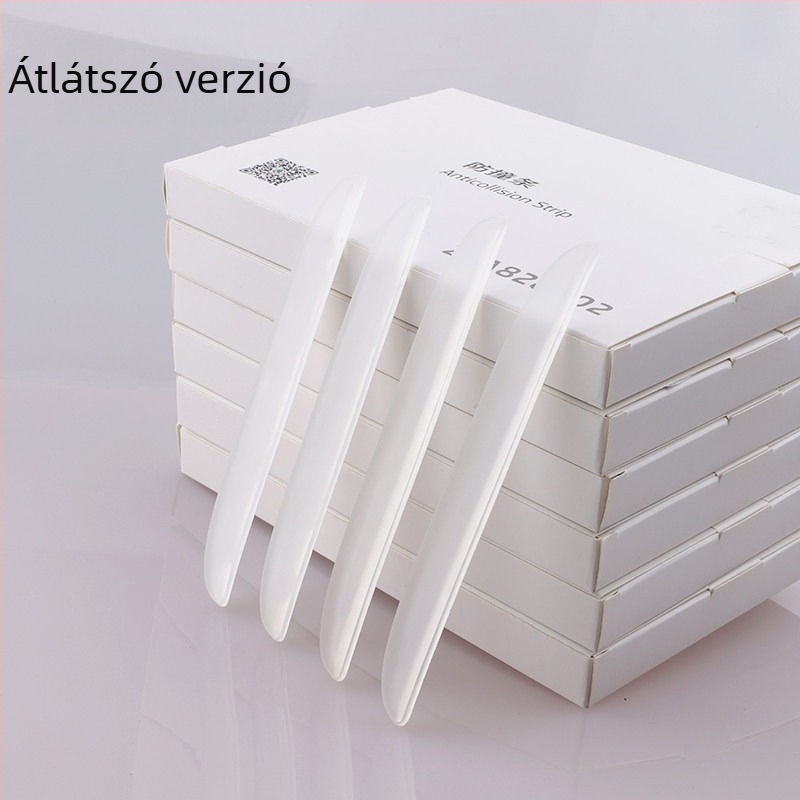 Cheng Jin Autó Ajtó Ütközésvédő Szalag, PVC, Hajlított Típus Hegyes Végekkel, Univerzális Alkalmazás