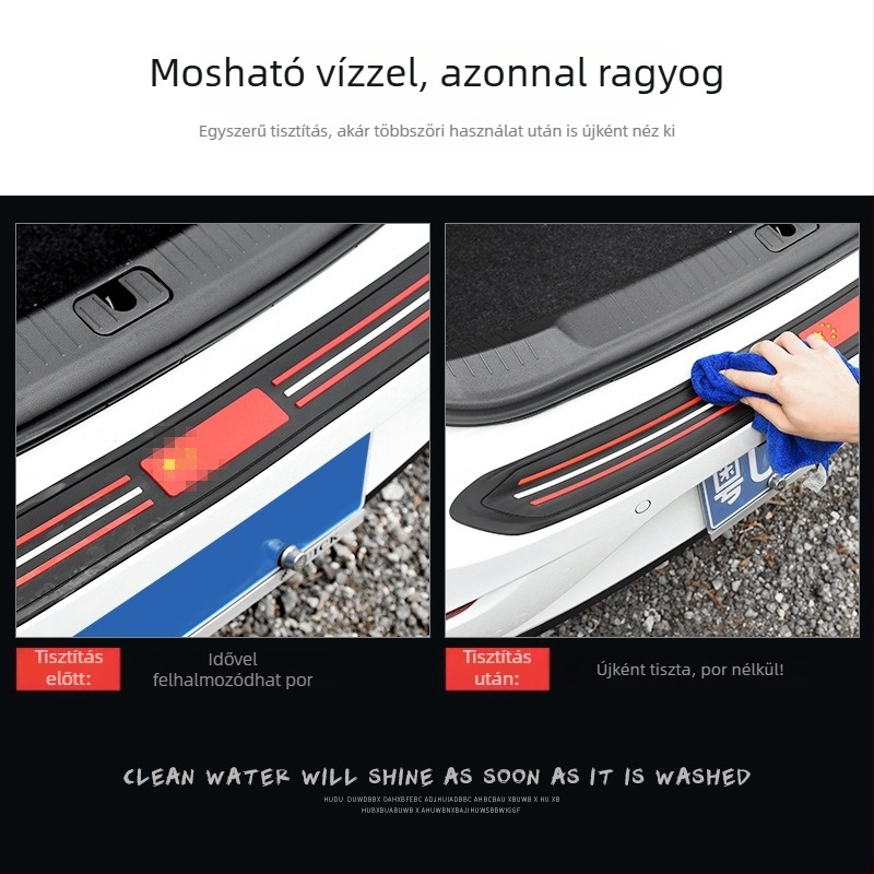 Gumi anyagú csomagtartó védőcsík – Modell Trunk-7, Általános kompatibilitás, Yuexi