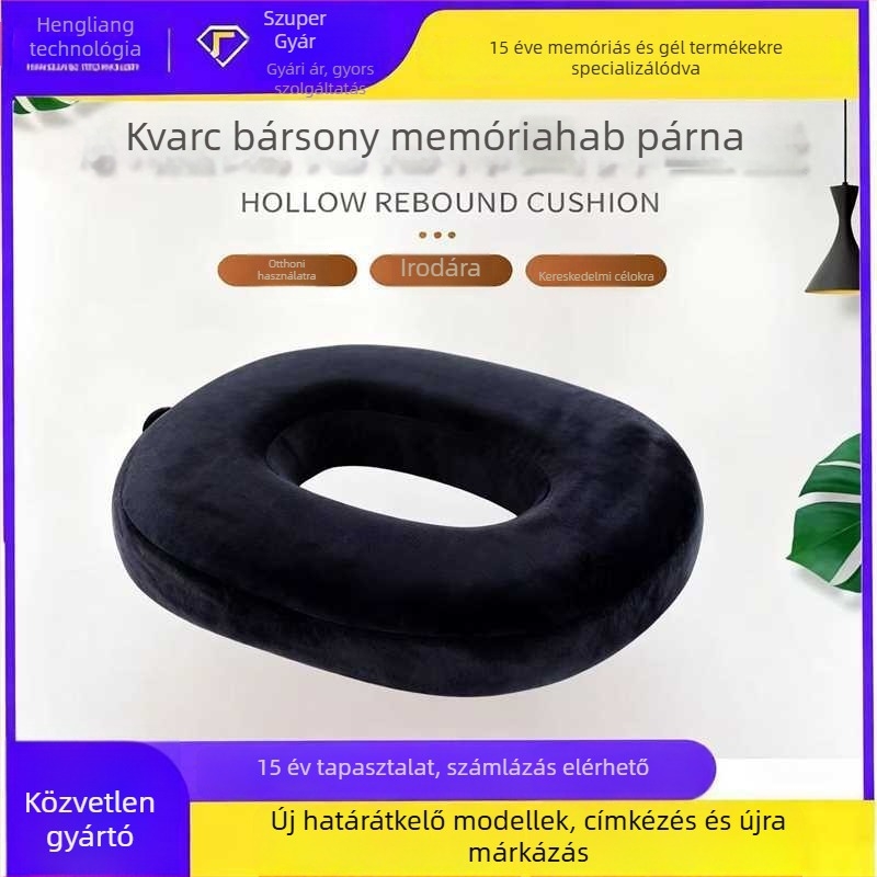 Memóriás párna hab töltettel | Egyszínű mintázat, testreszabható, modern minimális stílus | Nappaliba, hálószobába, irodába, kültérre
