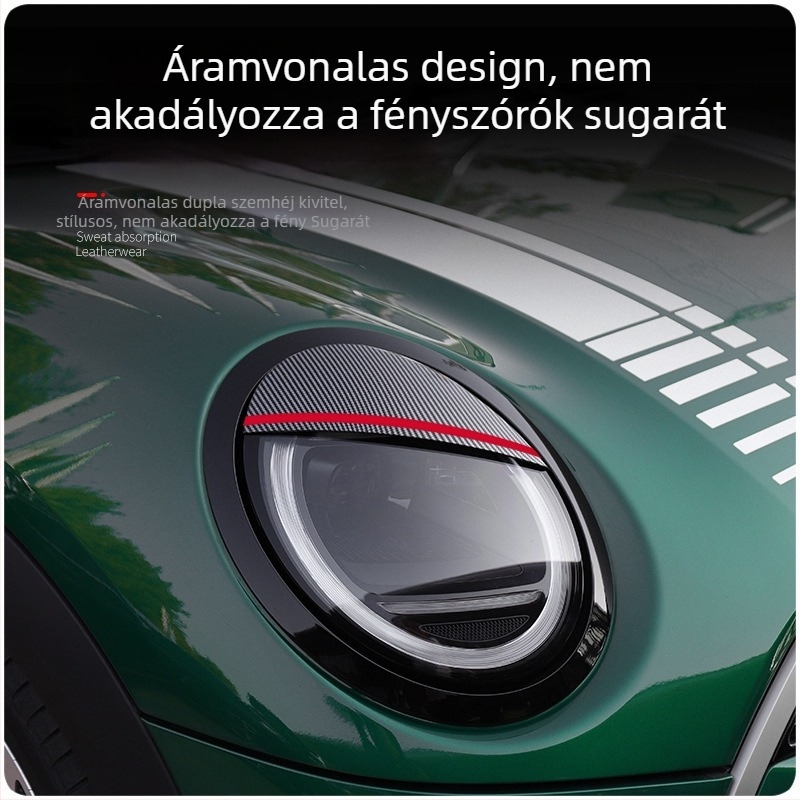 MINI F sor fényszóró dekoratív sapka — ABS dekoratív matrica, F56/F57-hez